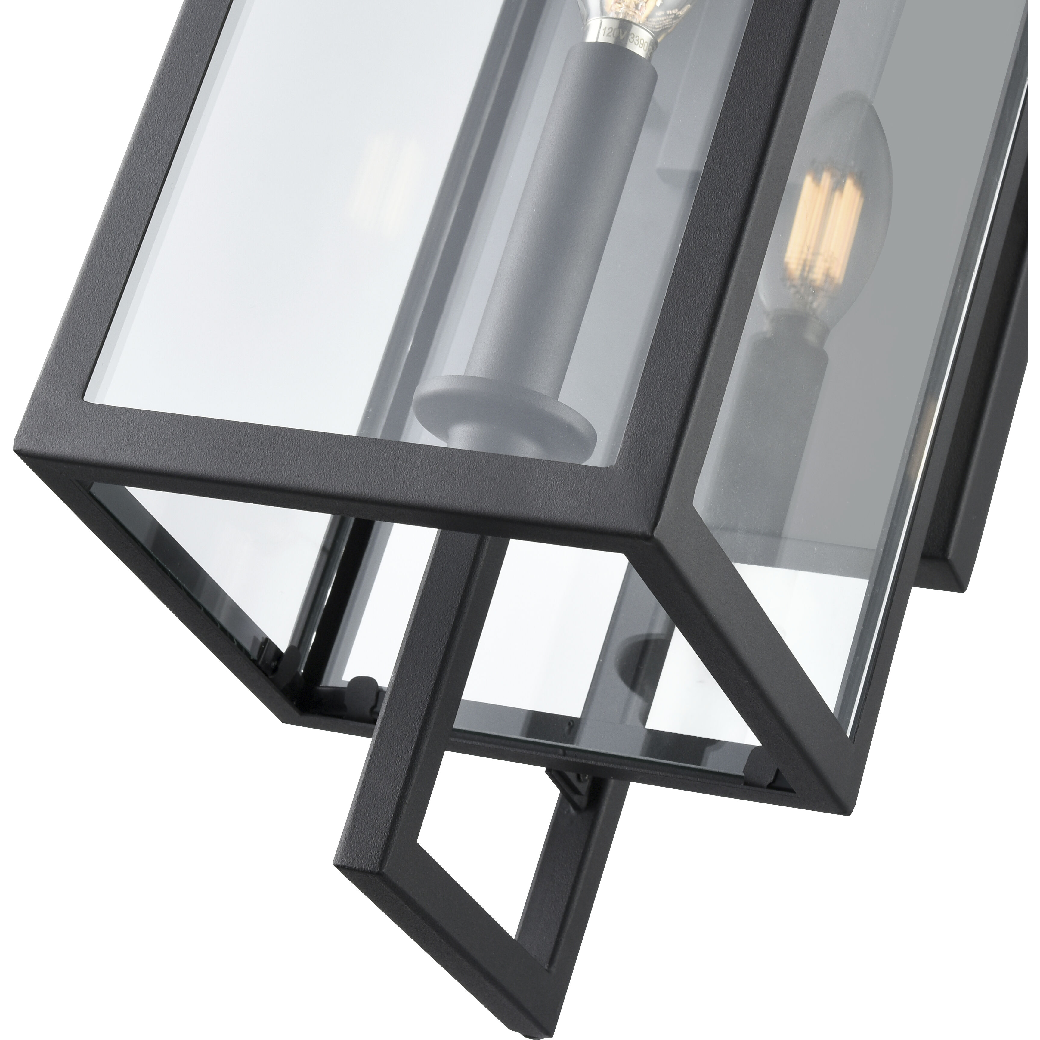 Lamont 1 Light 18 inch Textured Black Outdoor Wall Sconce